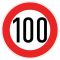 Nalepnica ograničenje 100 fi120mm OG-12-100